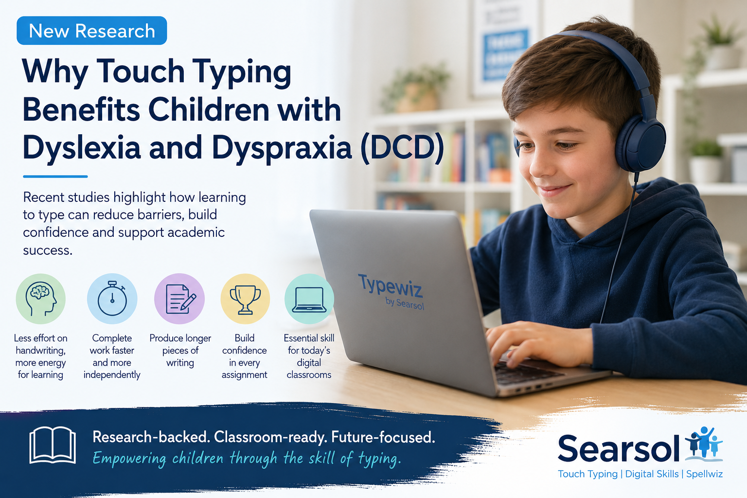 New Research: Why Touch Typing Can Be a Game-Changer for Children with Dyslexia and Dyspraxia (DCD)